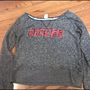 Abby Lee off-the-shoulder top